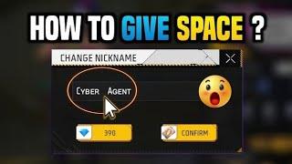 How To Give Space in Free Fire Name || Free Fire Ma Name Pe Space Kaisa De