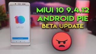 MIUI 10 9.4.12 Global beta PIE Update | Redmi note 5 Pro | हिन्दी