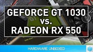 Esports Benchmark: GeForce GT 1030 vs. Radeon RX 550