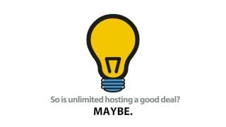 The Truth About Unlimited Web Hosting