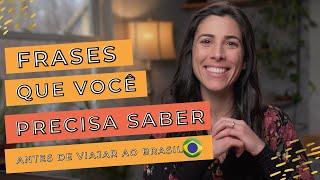 Phrases you need to know before you travel to Brazil | Brazilian Portuguese Vocabulary
