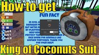 How to get King of Coconuts Suit in Vita Coco Coconut Grove | 65k Stock