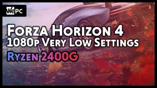 AMD Ryzen 5 2400G | Forza Horizon 4 | 1080p Low Settings | WePC Benchmark