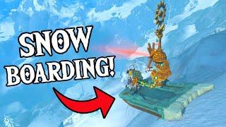 Taking Monsters SNOWBOARDING! | Zelda: Tears of the Kingdom