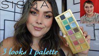 Sigma Beauty Alice in Wonderland palette | 3 looks 1 palette review | collab with @AudreyMichelle