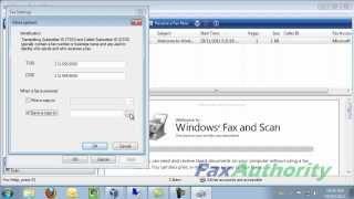 Configuring Windows Fax and Scan in Windows 7 and Windows Vista