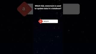 SQL to update a database  #sqlquiz  #learnsql #shorts