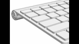 3D Model of Apple Wireless Keyboard Review