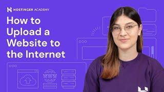 How to Upload a Website to the Internet