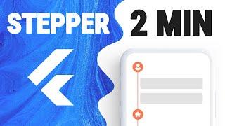 Flutter Stepper Widget - Step By Step Widget