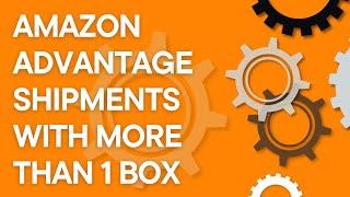 Amazon Advantage shipments with multiple boxes (2022)