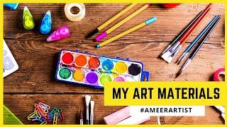 subscribers request ...my art materials showing ... comments pannunga makkale... ️️