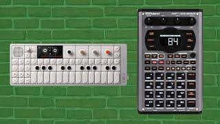 Recording 13 Beats into the SP-404 MKII From the OP-1 Field #Notalking #beattape