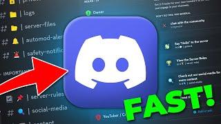 How to Make an AWESOME DISCORD SERVER in Under 5 Minutes - Free Template