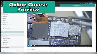 Online Course Quality Preview 【2021 iPhone Logic Board Repair】