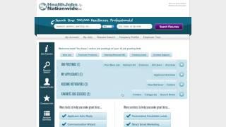 Health Jobs Nationwide: Basic Account Navigation Tutorial