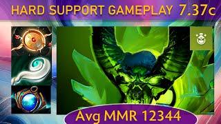  7.37c Pugna |K+A-D - 24 KP - 76%| Hard Support Gameplay - Dota 2 Top MMR