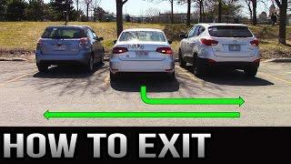 How to Exit a Parking Spot - 90 Degrees and Parallel