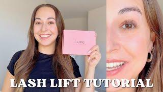 AT HOME LASH LIFT TUTORIAL WITH LUXE COSMETICS LASH LIFT KIT **UPDATED TUTORIAL**