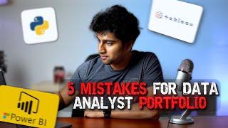 5 Mistakes to avoid in your Data Analytics Portfolio