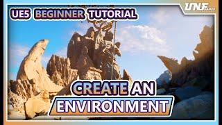 Unreal Engine 5 Beginner Environment Tutorial - Step by Step