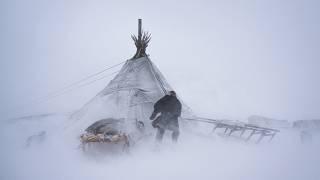 -45C FREEZING COLD WINTER CAMPING ALONE in a HOT TENT EXTREME Winter SNOW STORM