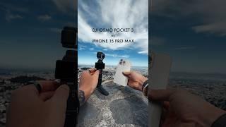 DJI Osmo Pocket 3 vs iPhone 15 Pro