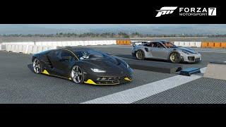 Fm7 Dragrace - Porsche 911 GT2 Rs Vs Centenario