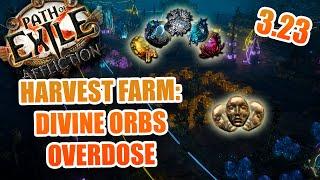 EASY DIVINE FARM With HARVEST In Path Of Exile 3.23 Affliction