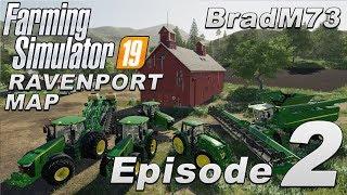 Farming Simulator 19 Let's Play - USA Map - Episode 2 - How to join fields + contracts!!!