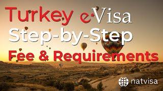 Turkey eVisa Step by Step | Fees and Requirements