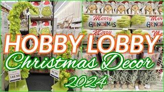 HOBBY LOBBY CHRISTMAS 2024 DECOR SHOP WITH ME THE GRINCH CHRISTMAS IN JULY