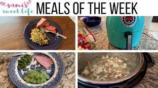 MEALS OF THE WEEK + RECIPE LINKS | WHAT'S FOR DINNER, FAMILY OF 3 WITH PRESCHOOLER