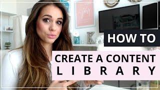 Countdown Video #4: How To Create A Content Library (So You Never Run Out Of Post Ideas Ever Again)