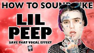 How to Sound Like LIL PEEP - "Save That" Vocal Effect - Logic Pro X