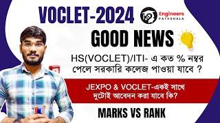 VOCLET-2024 Marks Vs Rank(A-Z)| VOCLET-2024 Marks For Governments College| All About VOCLET-2024