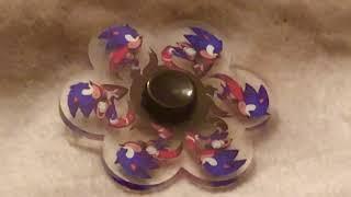 My NEW Sonic The Hedgehog Fidget Spinner￼ Gotta Go￼ Fast  Spinner !