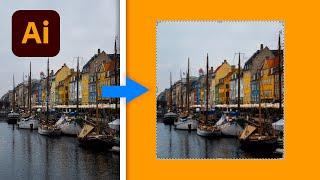 How to Crop an Image in Illustrator
