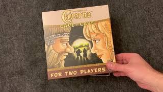 Caverna Cave vs Cave 2 Player Board Game Unboxing - Caverna Board Game