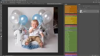 How to extend seamless background in Photoshop using LSP Actions