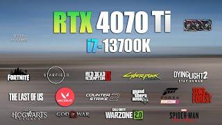 RTX 4070 Ti + I7 13700K : Test in 16 Games  - RTX 4070 Ti Gaming