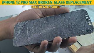 iPhone 12 pro max Broken Glass Restoration || Hindi || Qaswa Telecom