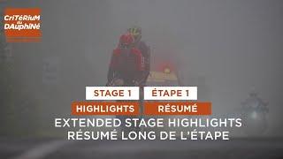 Critérium du Dauphiné 2024 - Extended highlights of stage 1