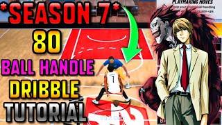 *SEASON 7* EASY DRIBBLE TUTORIAL FOR 80 BALL HANDLE ON NBA 2K22! HOW TO DRIBBLE W/ 80 BALL CONTROL!