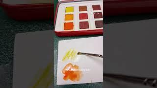 Camel artist watercolors  |Unboxing |Aesthetic Shades |#Camel#Watercolorcakes #artsupplies #Shorts