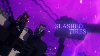 SLASHED TIRES  w / @PotMe  | Minecraft Montage (4k)