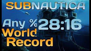 Subnautica World Record - (28:16 Any%)