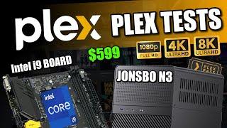 $599 Jonsbo N3 + Intel Erying i9 DiY NAS Build - 4K and 8K PLEX TESTING