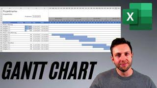 Projektplan mit Excel | GANTT DIAGRAMM