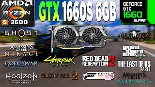 GTX 1660 Super + Ryzen 5 3600 Test in 12 Games 2025